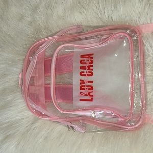 New! Lady Gaga Joanne Tour Clear BackPack